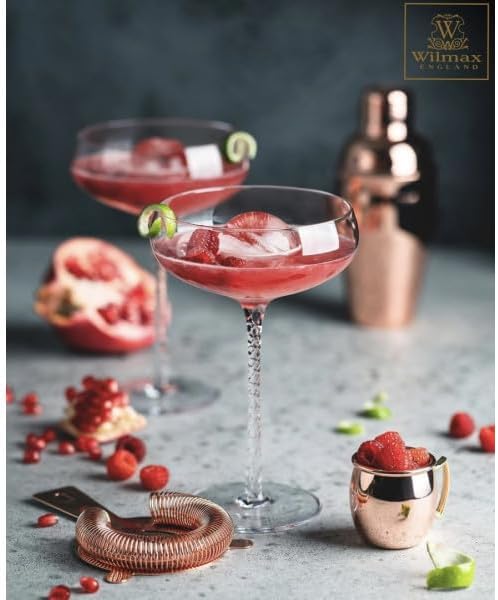 Wilmax Champagnerflöte 300 ml Kristallglas Transparent 2er Set WL-888105/2C