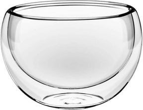Wilmax Doppelwandige Glasschale 250 ml Transparent WL-888755/A