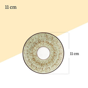 Wilmax Untertasse 11 cm Pistazie Porzellan