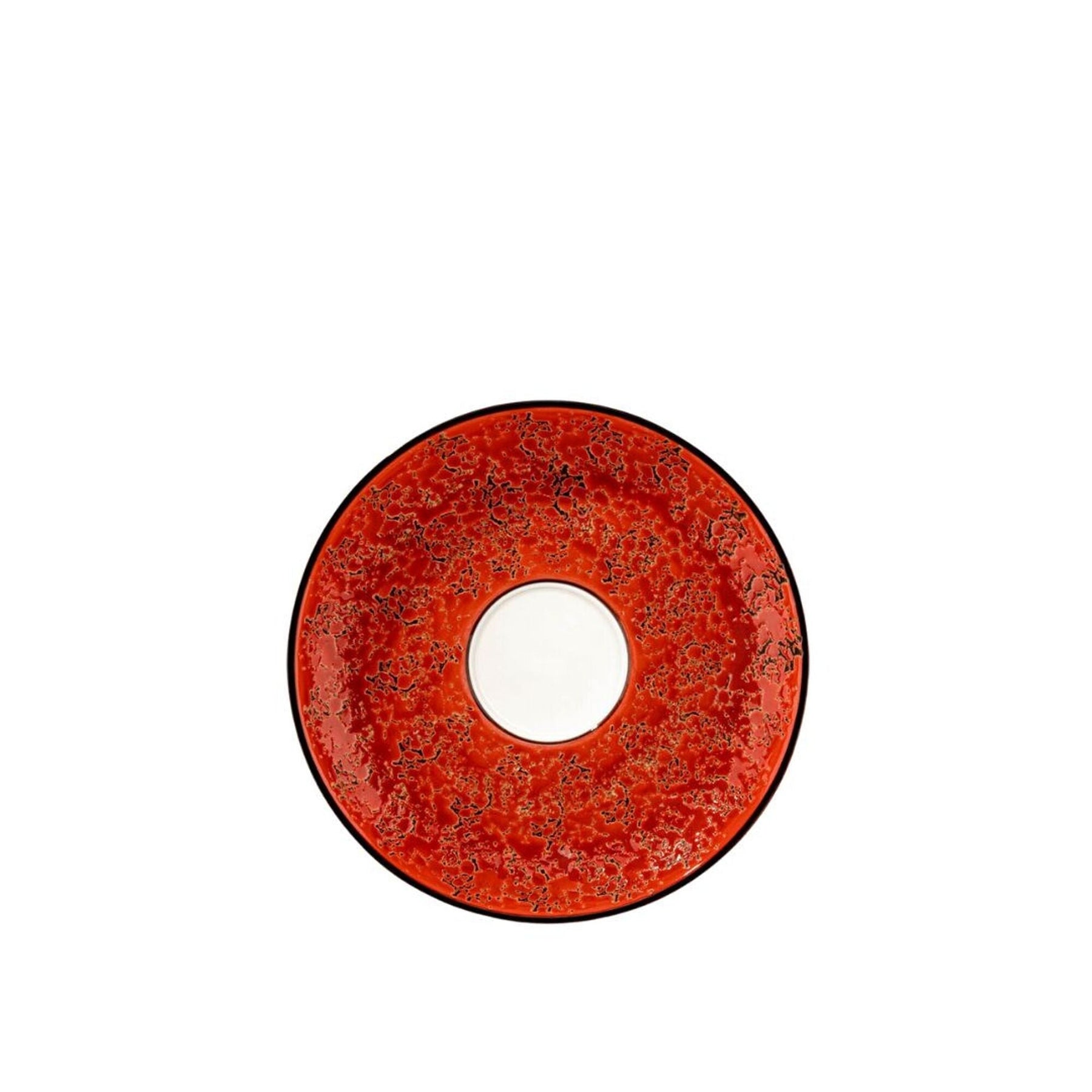 Wilmax Untertasse 15 cm Rot Porzellan