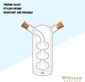 Wilmax Öl- und Essigflasche 300/60 ml Glas WL-888956/A