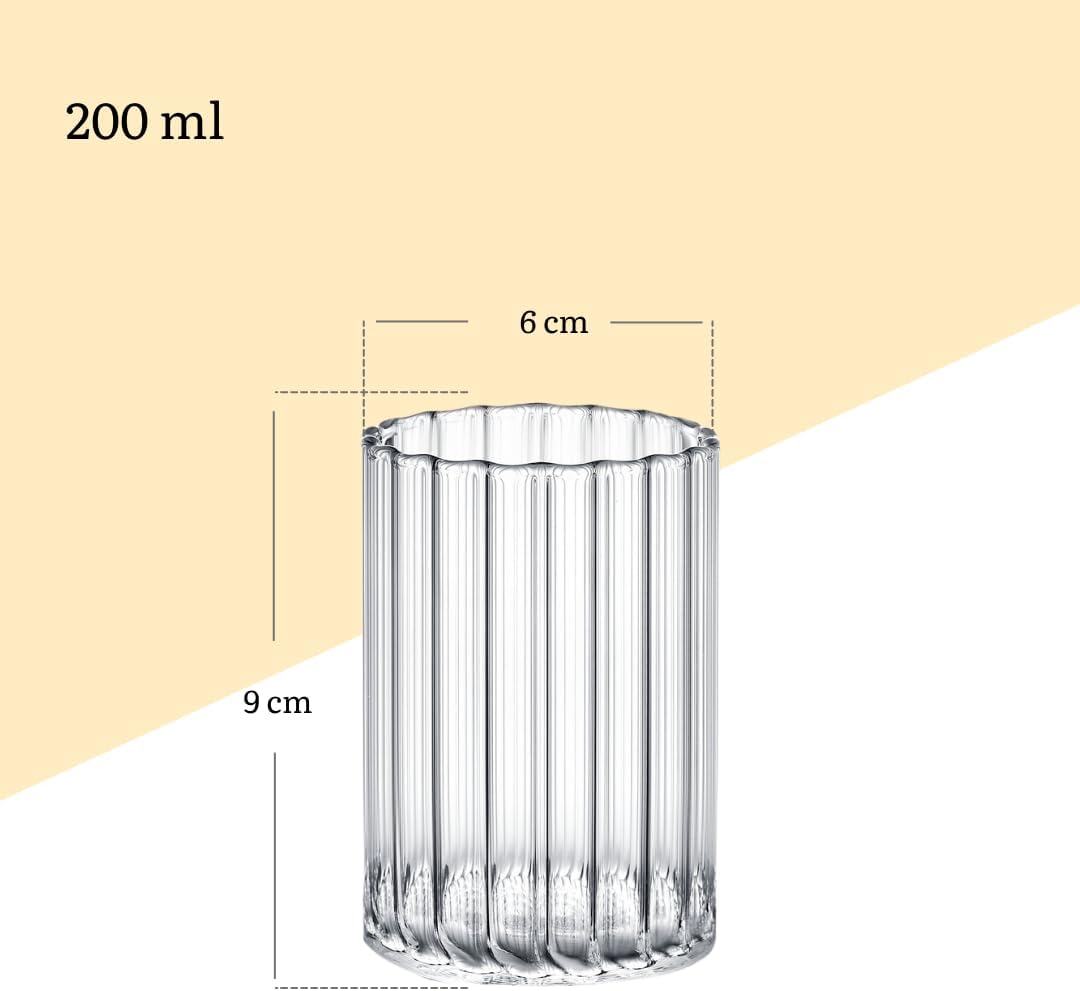 Wilmax Glas 350 ml Borosilikatglas Transparent WL-888626/A