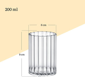 Wilmax Glas 350 ml Borosilikatglas Transparent WL-888626/A
