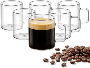 Wilmax Glasbecher 320 ml Borosilikatglas Transparent WL-888606/A