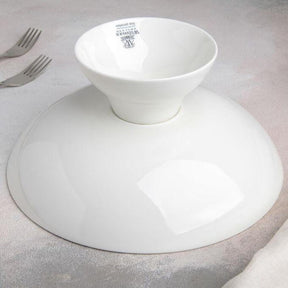Wilmax Obstschale 24 x 11.5 cm Porzellan Weiß WL-996126/1C