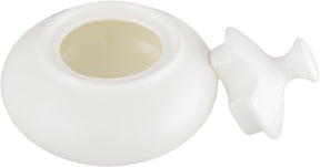 Wilmax Zuckerdose mit Deckel 250 ml Weiß Porzellan