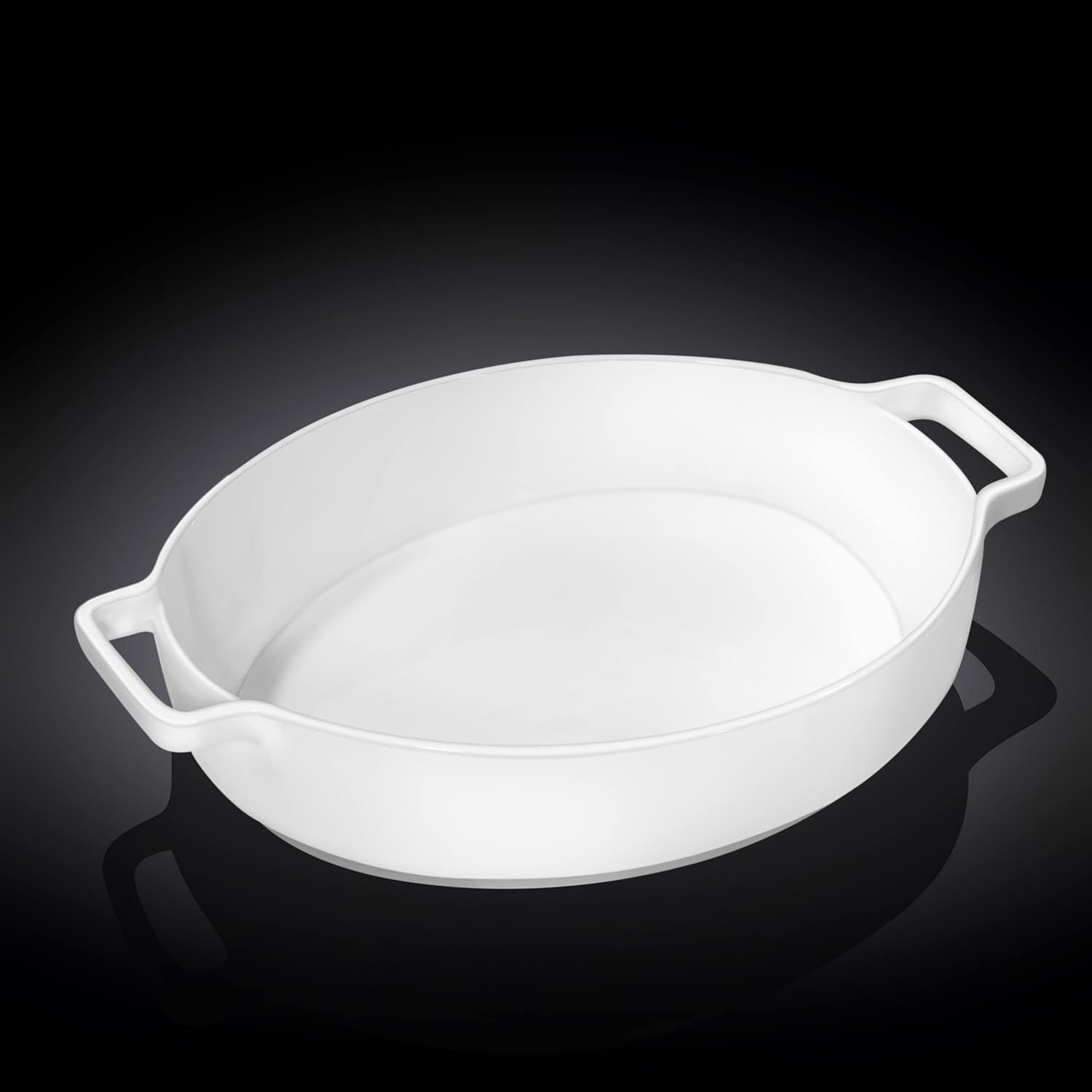 Wilmax Auflaufform mit Griffen 2730 ml Porzellan Weiß WL-997041/A
