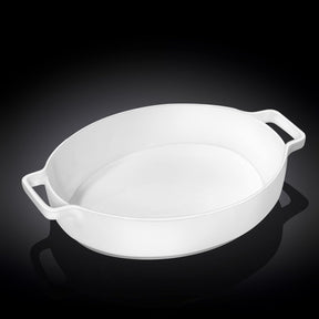 Wilmax Auflaufform mit Griffen 2730 ml Porzellan Weiß WL-997041/A