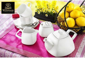 Wilmax Teetasse mit Untertasse 200 ml quadratisch