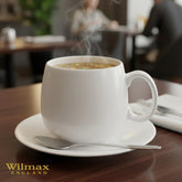 Wilmax Tasse 400 ml Weiß Porzellan 6er Set WL-993084/A6
