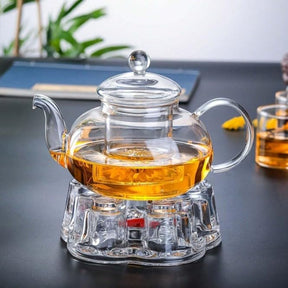 Wilmax Teekanne aus hitzebeständigem Glas 1550 ml