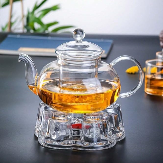 Wilmax Teekanne aus hitzebeständigem Glas 1550 ml