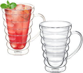 Wilmax Doppelwandglas Becher 250 ml 2er Set WL-888423/A2
