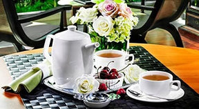 Wilmax Mehrzweck-Untertasse 14 cm Porzellan Weiß WL-996099/A