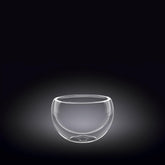 Wilmax Doppelwandige Glasschale 80 ml Transparent WL-888751/A