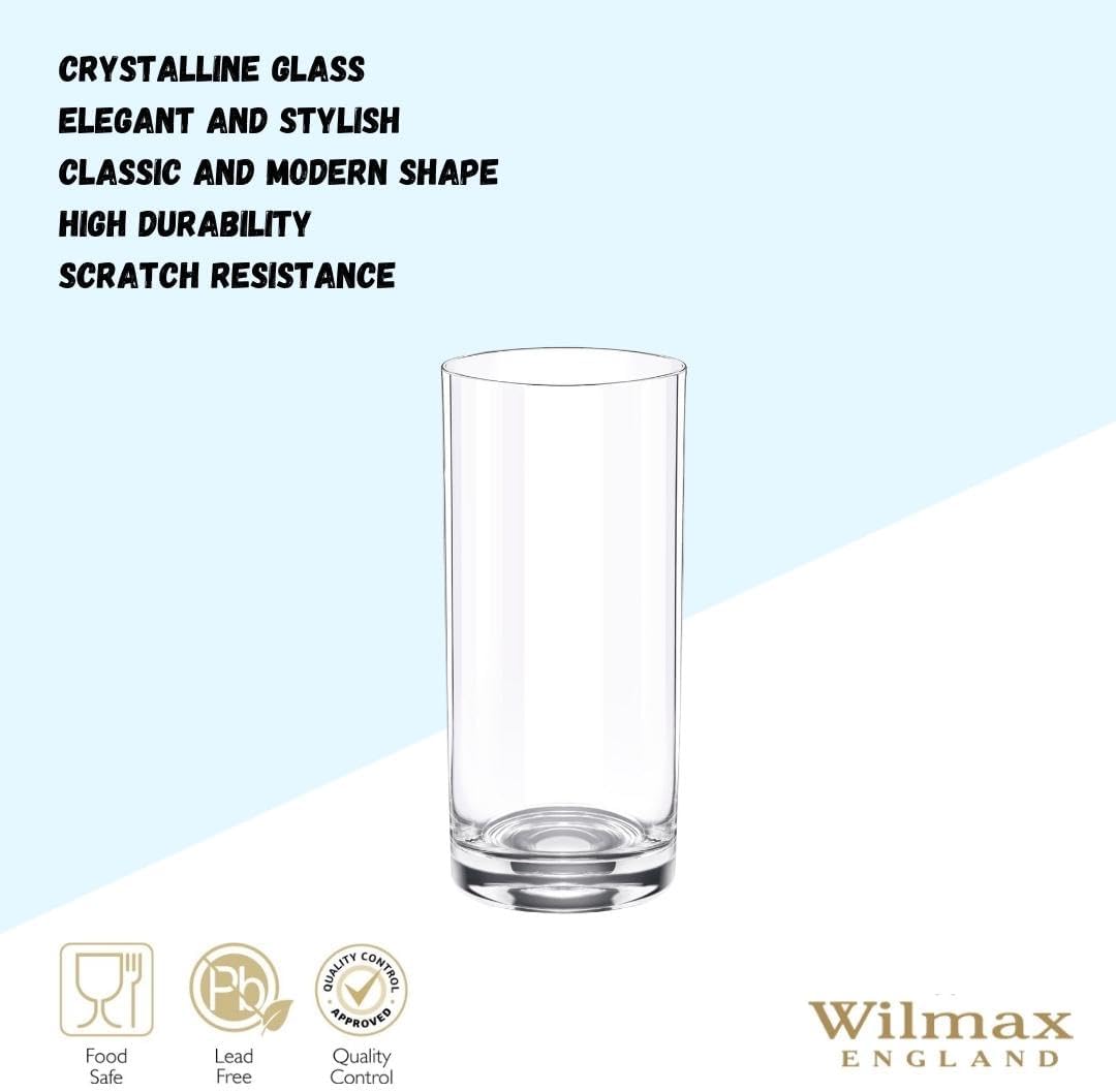 Wilmax Karaffe mit 6 Gläsern Kristallglas Set WL-888313/1C-888024/A6
