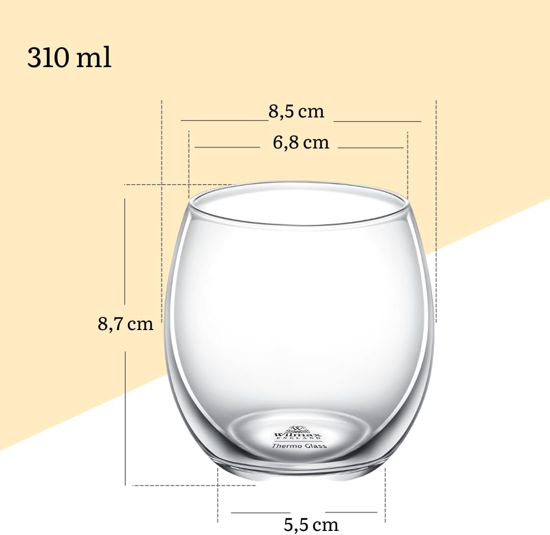 Wilmax Thermoglas Getränkeglas 530 ml Transparent WL-888640/A