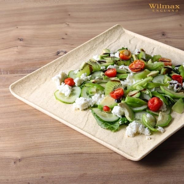 Wilmax Platte 13x13 cm Sand Porzellan WL-661304/A