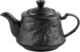 Wilmax Teekanne SlateStone Schwarz 1100 ml Porzellan