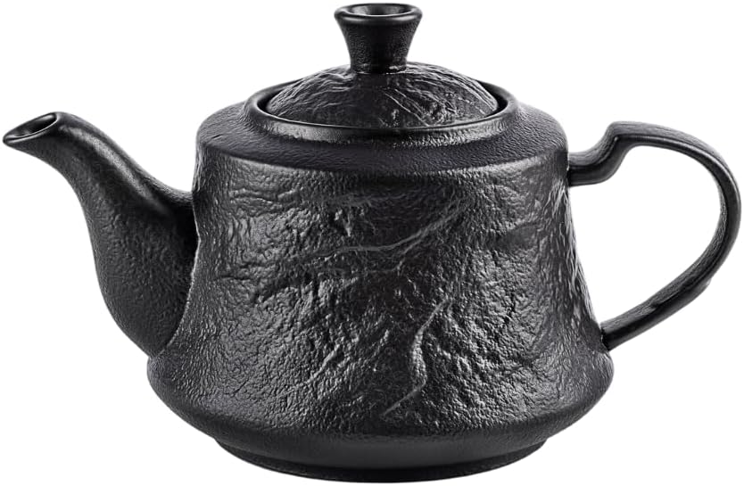 Wilmax Teekanne SlateStone Schwarz 1100 ml Porzellan WL-661159/A