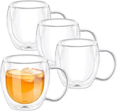 Wilmax Doppelwandiger Glasbecher 500 ml 4er Set WL-888749/A4
