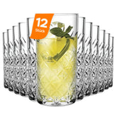 Pasabahce Timeless Longdrinkglas Frontansicht klares Pressglas
