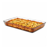Pasabahce Borcam Leafy Auflaufform 2,9 l, 37 x 24 cm