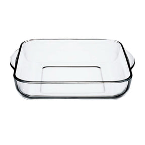 Pasabahce BORCAM BAKE & KEEP Stapelbare Ofenform - Quadratische Auflaufform, 1950 ml