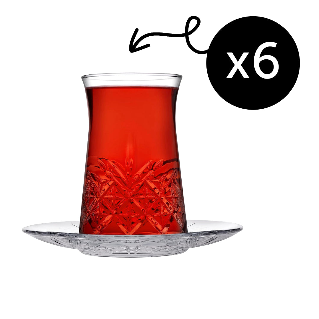 Pasabahce Timeless Teegläser Set, 160ml, 12er Set