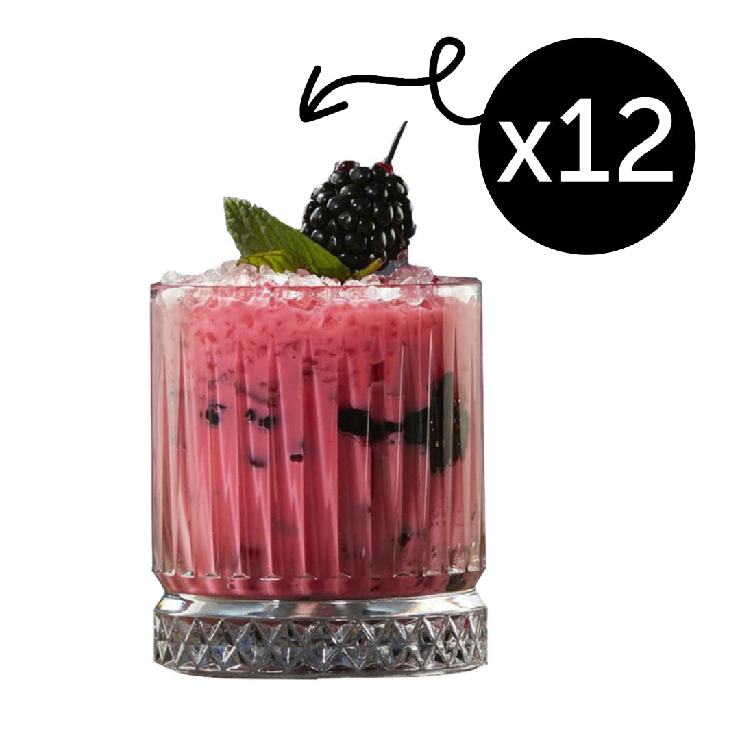 Pasabahce Elysia Whiskyglas 355 ml-11 3/4 oz, Kristall-Design, 12er Set