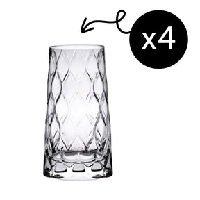 Pasabahce Leafy Longdrinkgläser - 450 ml