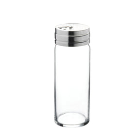 Pasabahce Basic 2er Salz- & Pfefferstreuer 240 ml – Glasbehälter mit Edelstahldeckel