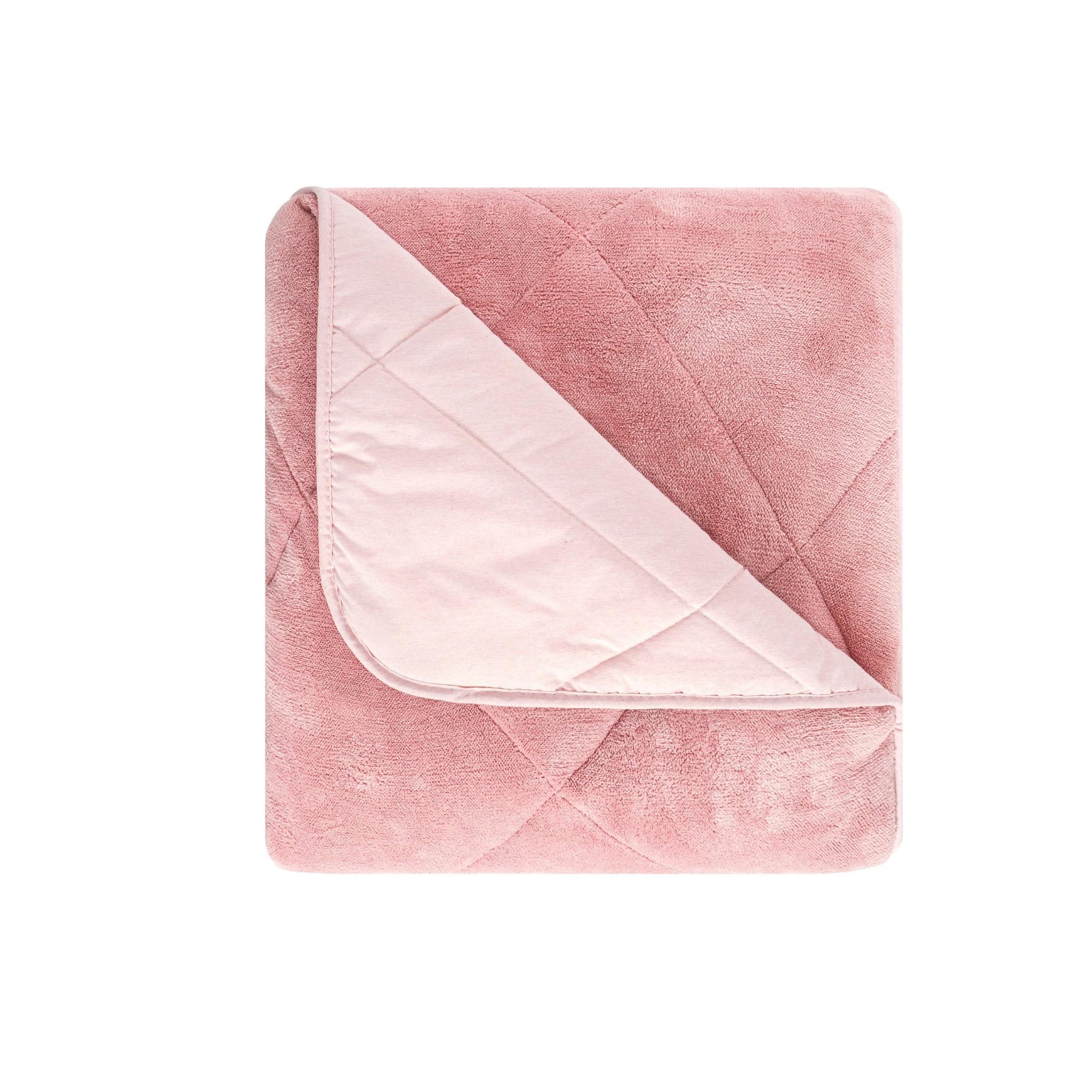 Wellsoft Bettdecke Rosa 155x220 cm - Wendbare Ganzjahresdecke, Doppelseitiges Steppbett mit 300 g/m² Füllung, Weich & Pflegeleicht