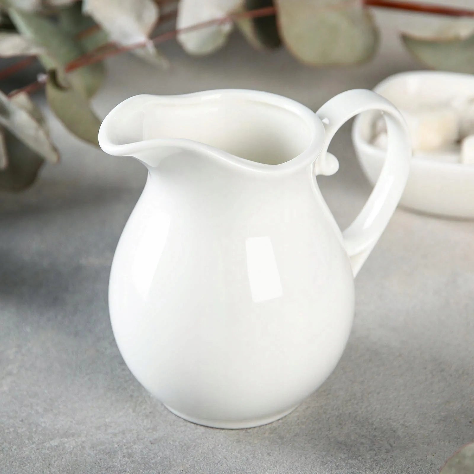 Wilmax Sahnekännchen 290 ml Weiß Porzellan WL-995041/A
