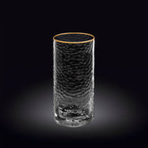 Wilmax Gold Rim Glas 290 ml Thermo Glas rund