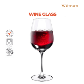 Wilmax Weinglas 580 ml Kristallglas Transparent 2er Set WL-888034/2C