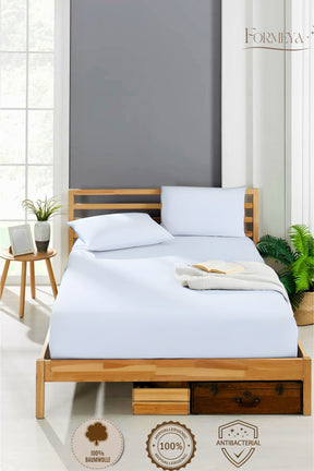100% Cotton Single/Double Fitted Sheet Fitted Combed Sheet