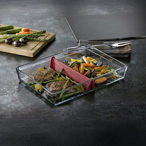 Pasabahce Borcam Auflaufform Set 2-tlg. - Glas, rechteckig, 2,5 L + 4,35 L
