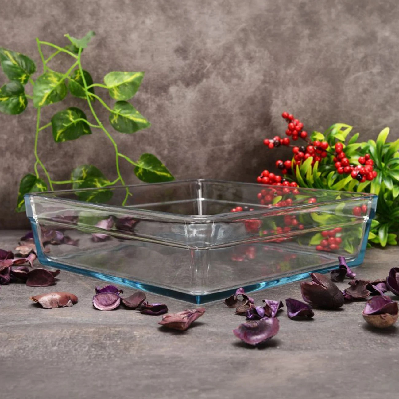 Pasabahce Borcam Auflaufform Set 2-tlg. - Glas, quadratisch, 2,4 L + 4,1 L