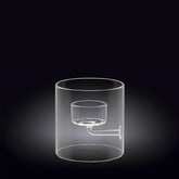 Wilmax Teelichthalter 9 cm Glas Transparent WL-888904/A