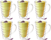 Wilmax Doppelwandglas Becher 300 ml 6er Set WL-888424/A6