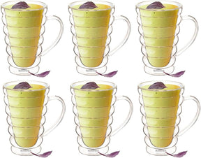Wilmax Doppelwandglas Becher 300 ml 6er Set WL-888424/A6