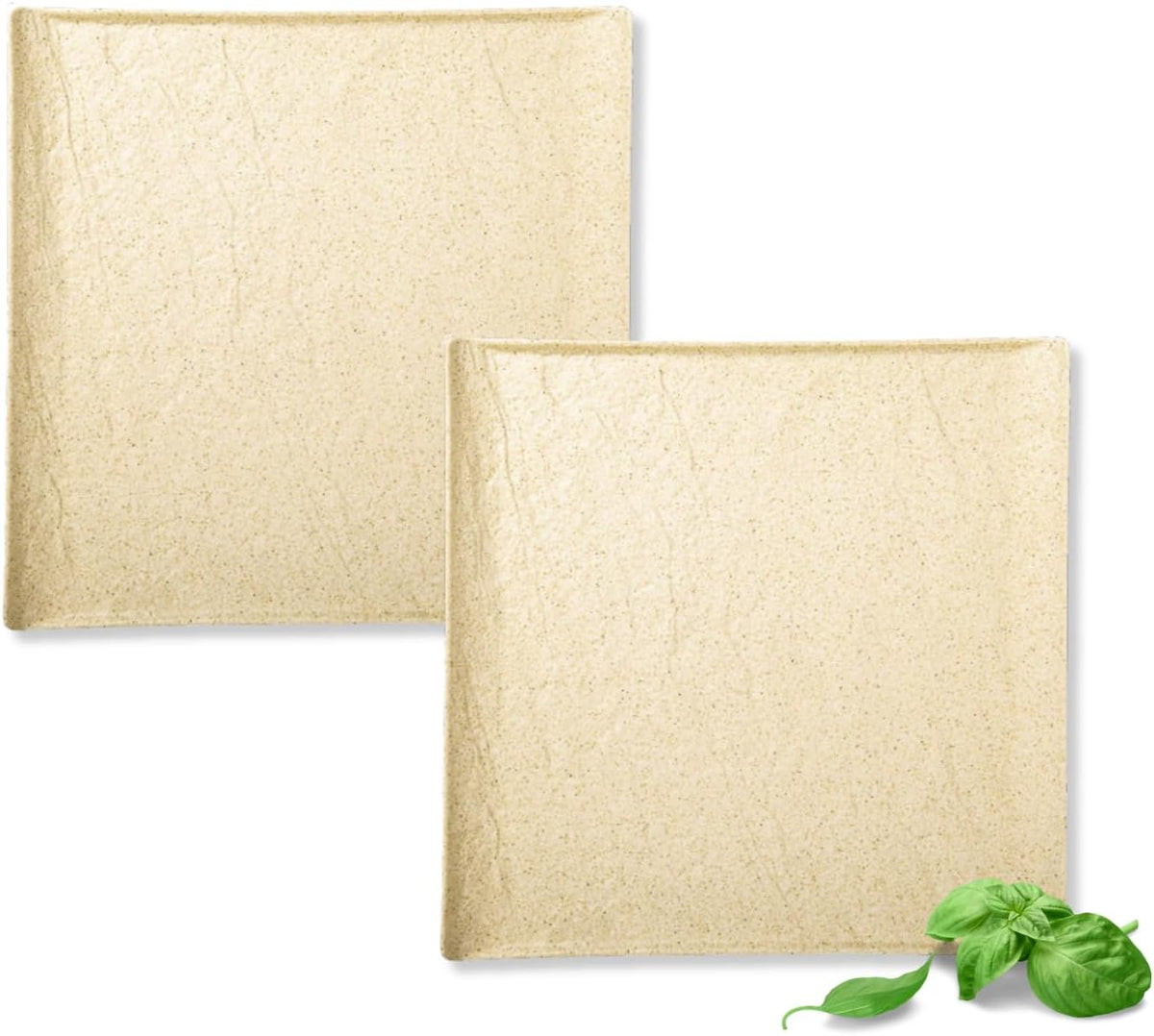 Wilmax Quadratische Teller 27 x 27 cm 2er Set Sandstone WL-661307/A2