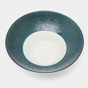Wilmax Tiefer Teller 22,5 cm 1100 ml Grün Porzellan WL-667523/A