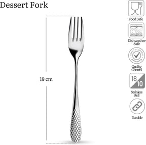 Wilmax Dessertgabel 19 cm Edelstahl 6er Set WL-999206/6C
