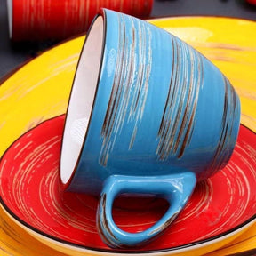 Wilmax Espressotasse 75 ml Blau Porzellan