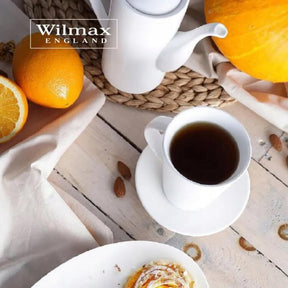 Wilmax Tassen 380 ml Weiß Porzellan 6er Set WL-993012/A6