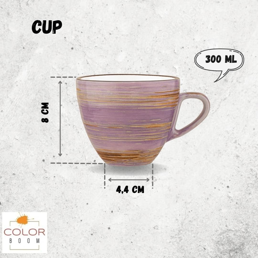 Wilmax Tasse 300 ml Lavendel Porzellan WL-669736/A