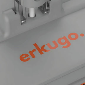 Erkugo Wischmopp Set mit Eimer, Auswringer und 5 Mikrofaser-Pads