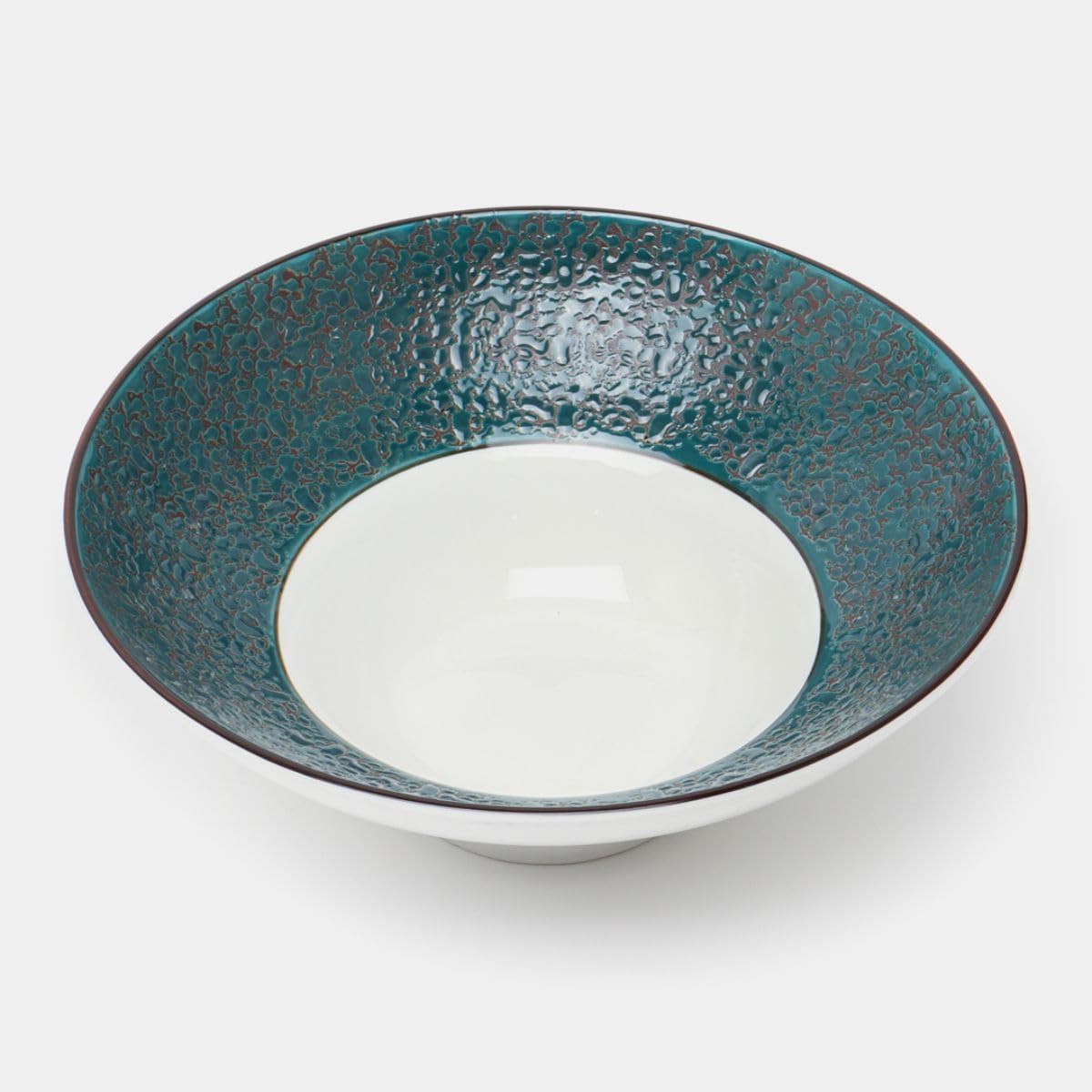 Wilmax Tiefer Teller 22,5 cm 1100 ml Grün Porzellan WL-667523/A